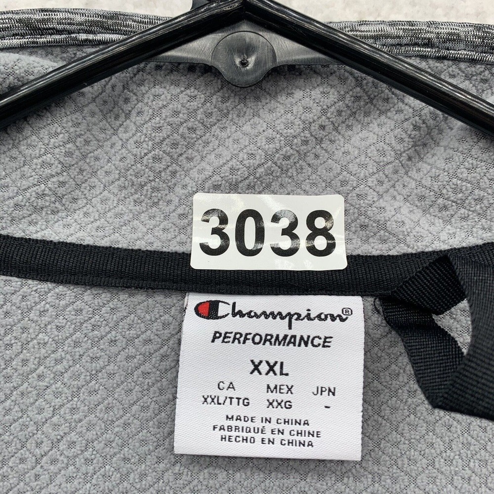 Champion Activewear Jacket Mens 2XL XXL Duo Fold Thermal Lining‎ Heather Gray - Picture 14 of 14